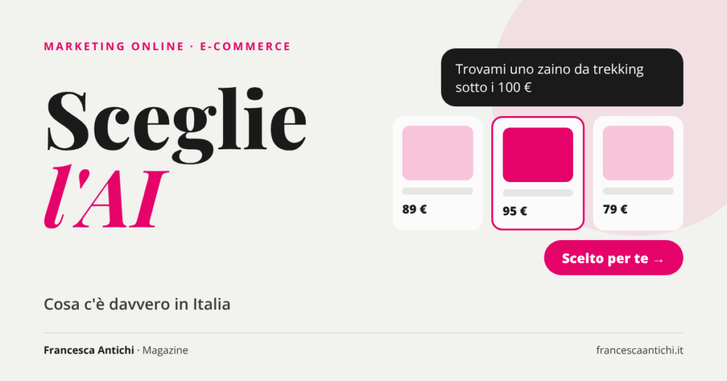 Agentic commerce: l'assistente AI che sceglie e compra al posto del cliente